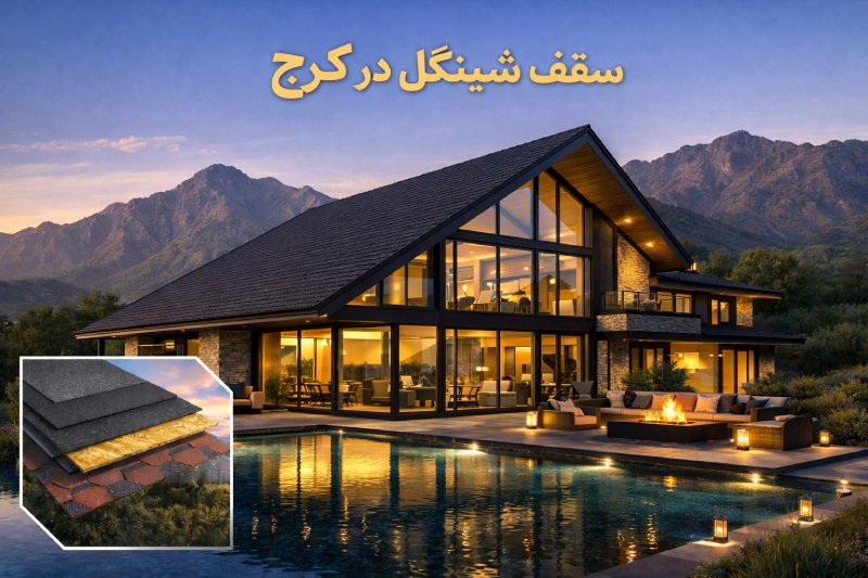 سقف شینگل کرج (1) سقف شینگل در کرج